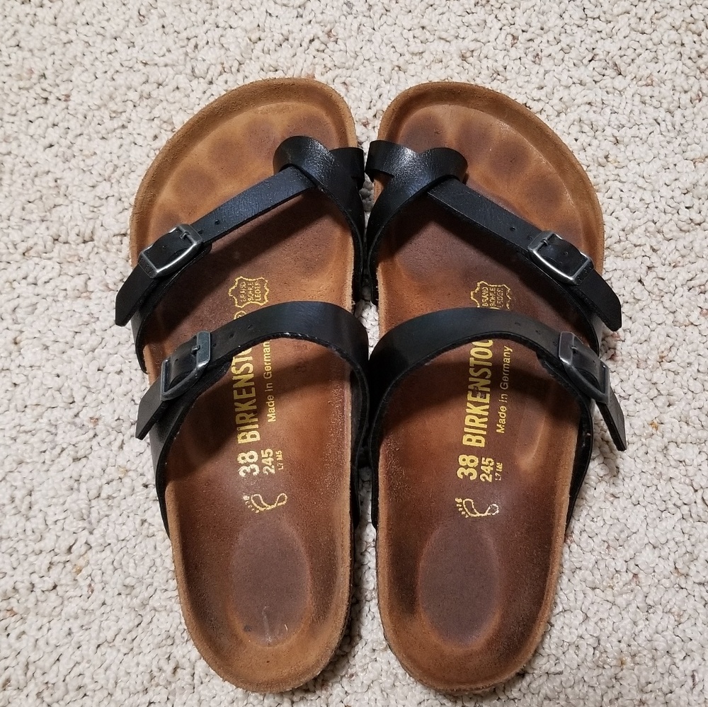 Birkenstock Mayari black, size 38, EUC